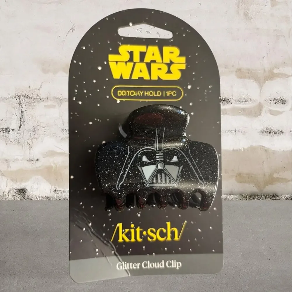 Star Wars & Kitsch Glitter Cloud Clip in Darth Vader NEW